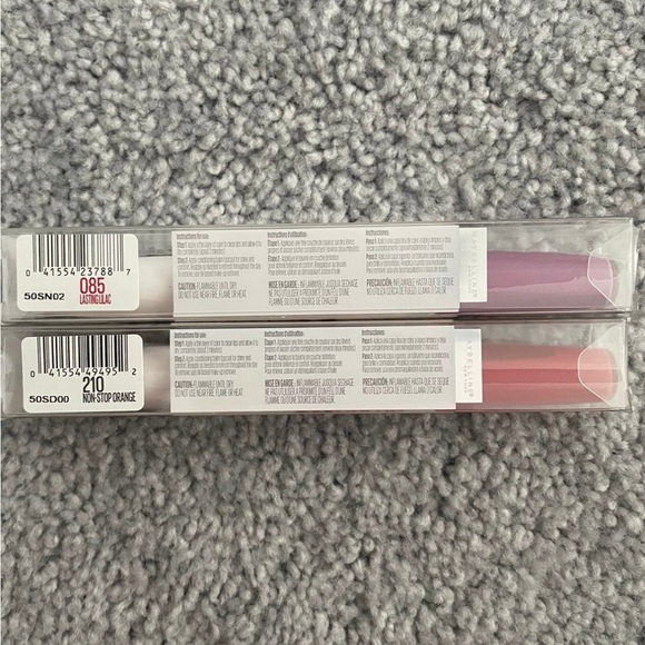 Maybelline Super Stay 24HR 2-Step Long-lasting Liquid Lipstick- 085 & 210 - Picture 2 of 2